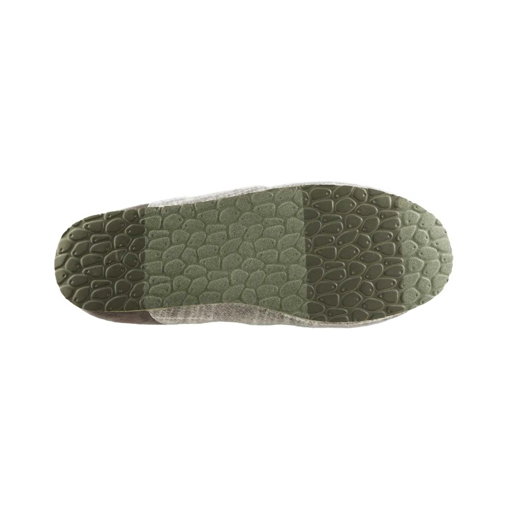 Acorn Men's Slippers - Parker Algae Sole Grey Plaid Flannel, X-Large | A20158GPLMXL
