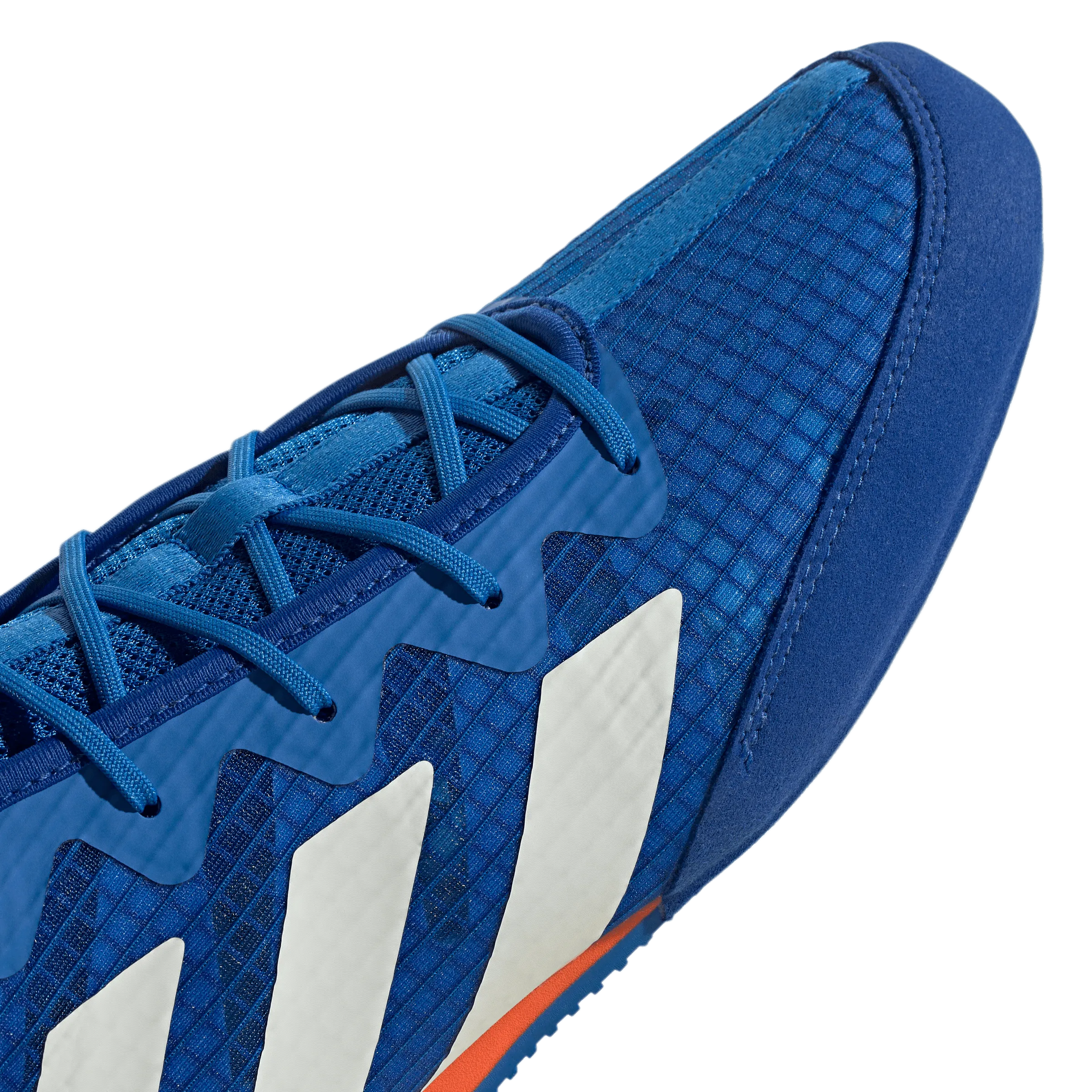 Adidas BOX HOG 4 Boxing Shoes Royal Blue White Red