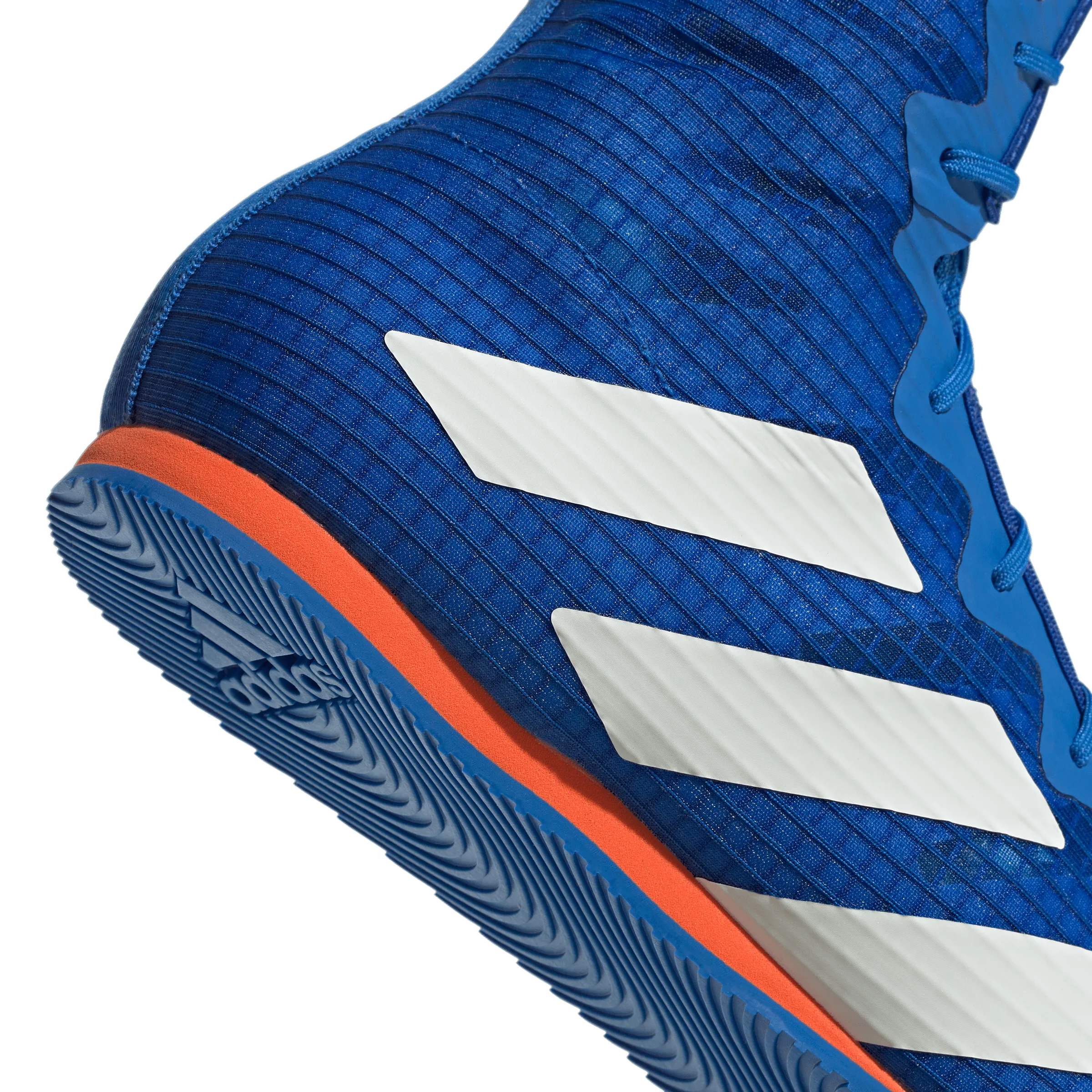 Adidas BOX HOG 4 Boxing Shoes Royal Blue White Red