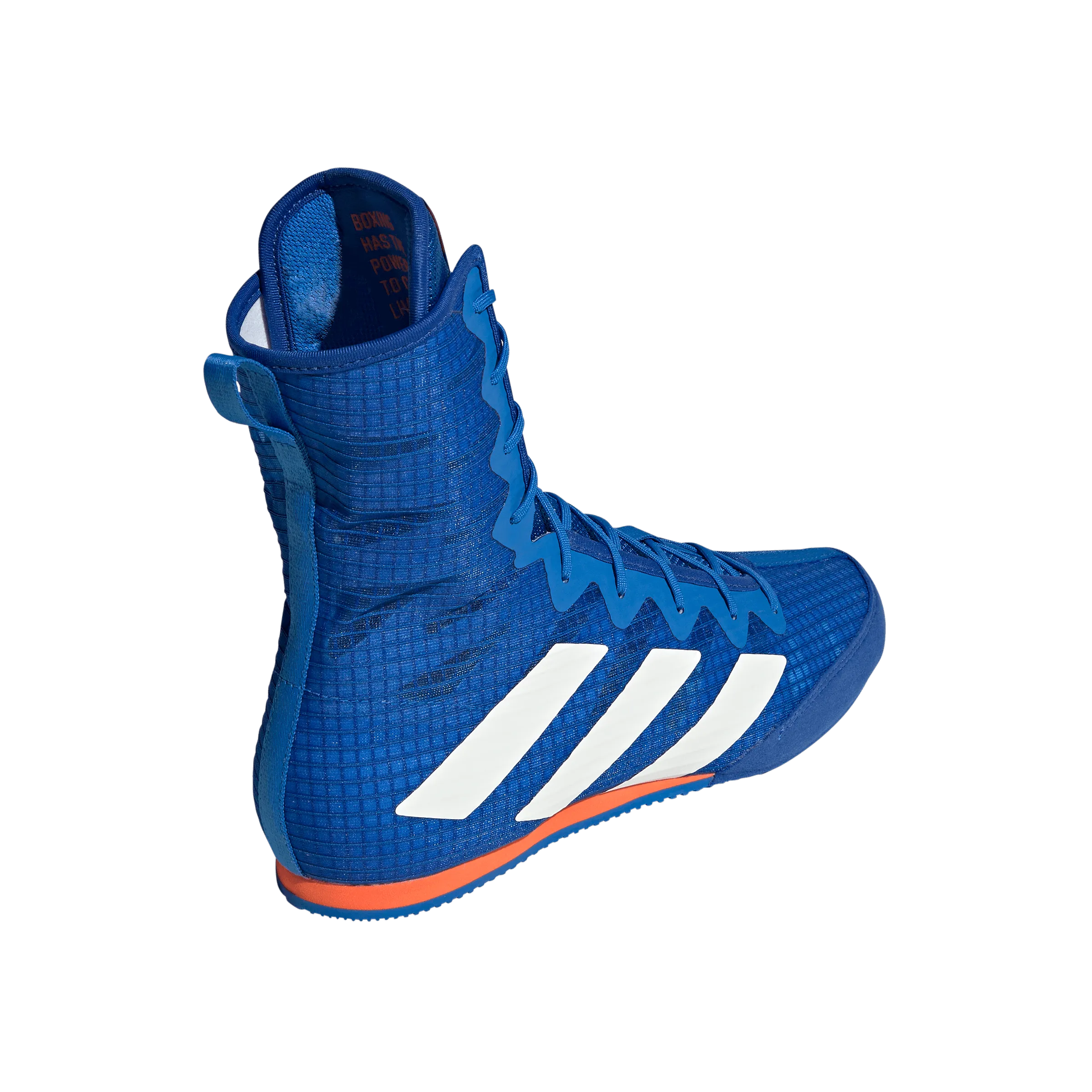 Adidas BOX HOG 4 Boxing Shoes Royal Blue White Red