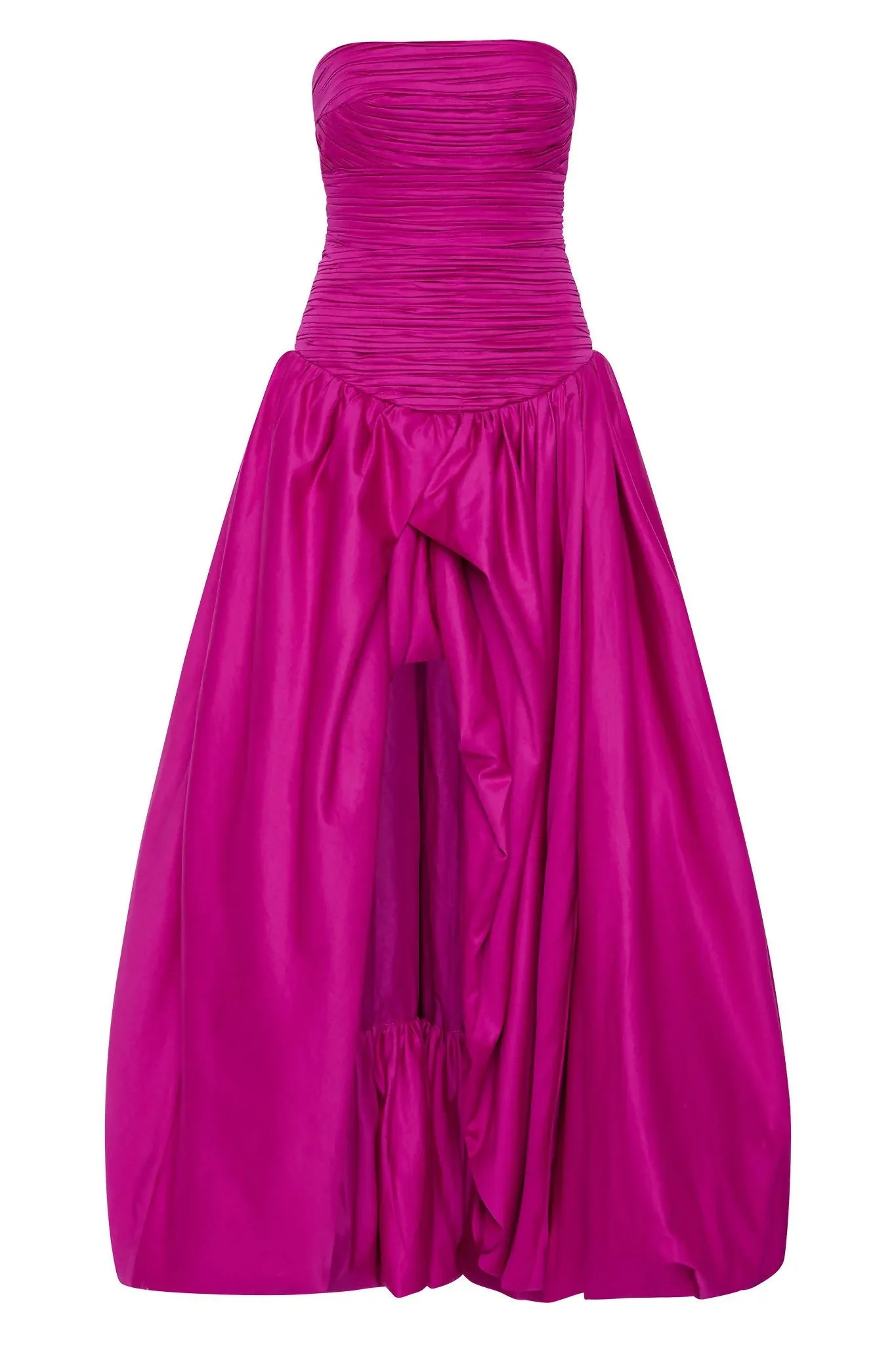 Aje Violette Bubble Dress Magenta