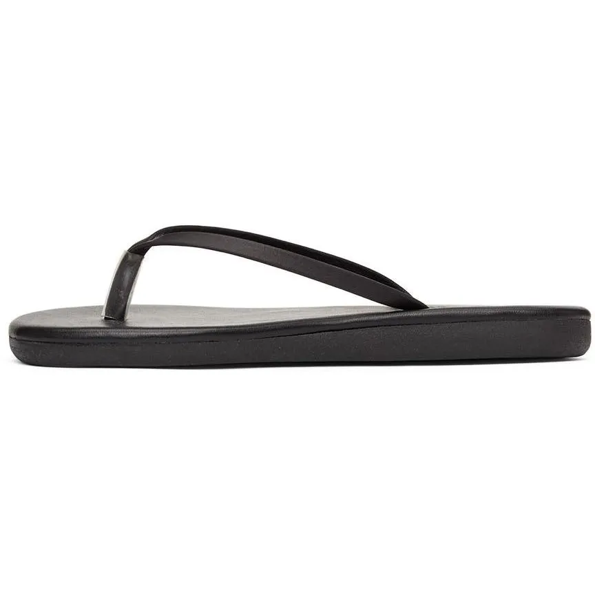 Ancient Greek Sandals Black Saionara Sandals