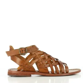 Antichi Romani 047 Cuoio Tan Fisherman Sandals