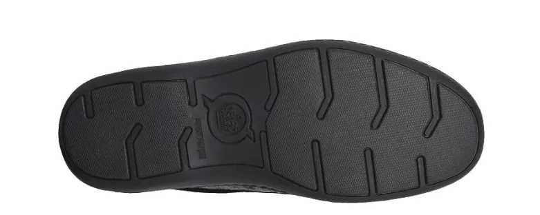Born Men's Brompton II Black Leather Slip On Loafers Shoes BM0010703-BLK