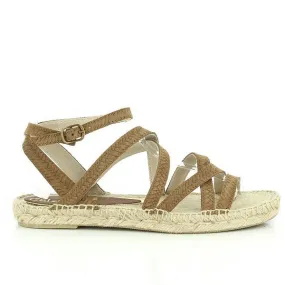 Calzanor 1417 Brown Multi-Strap Espadrilles