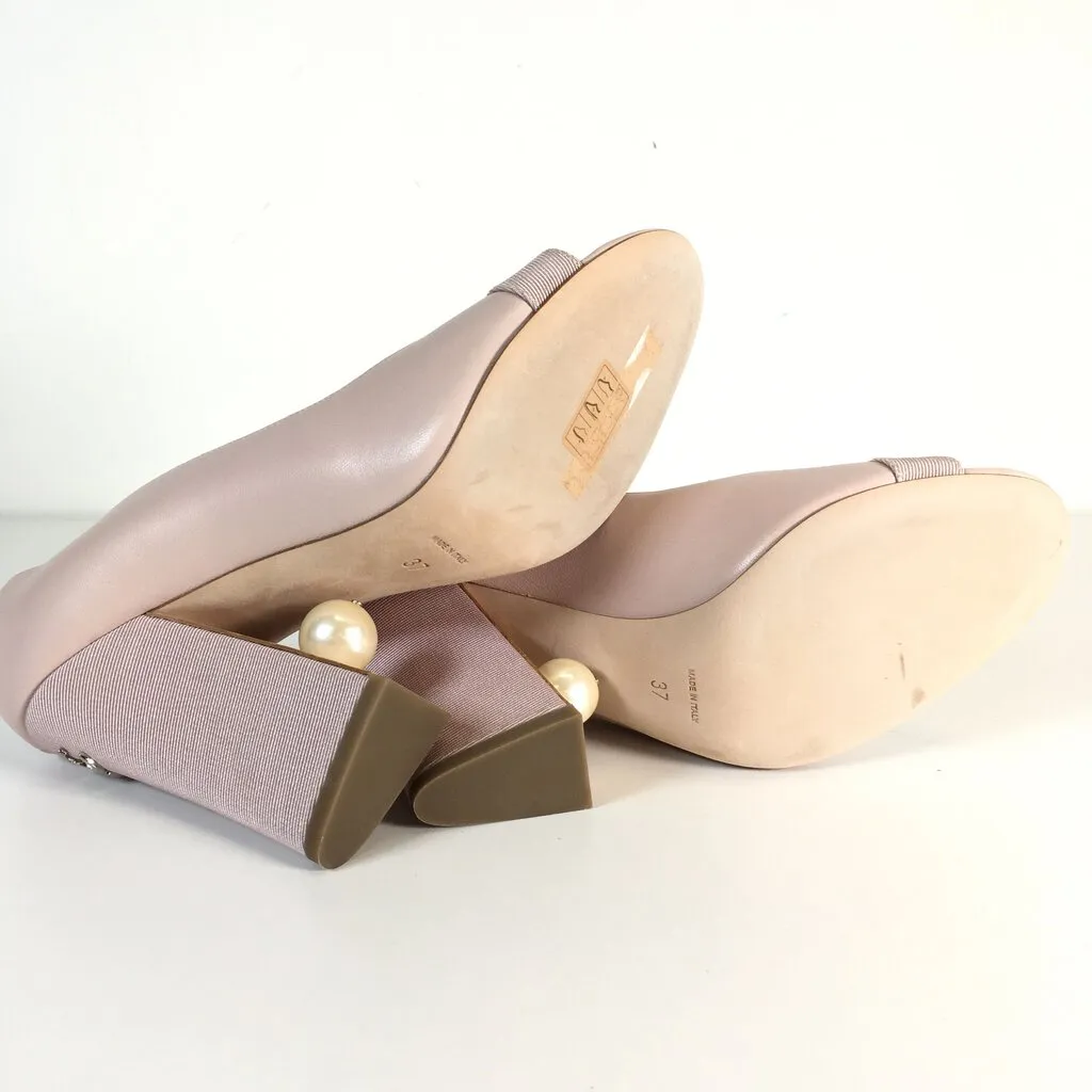Chanel Pearl Heels