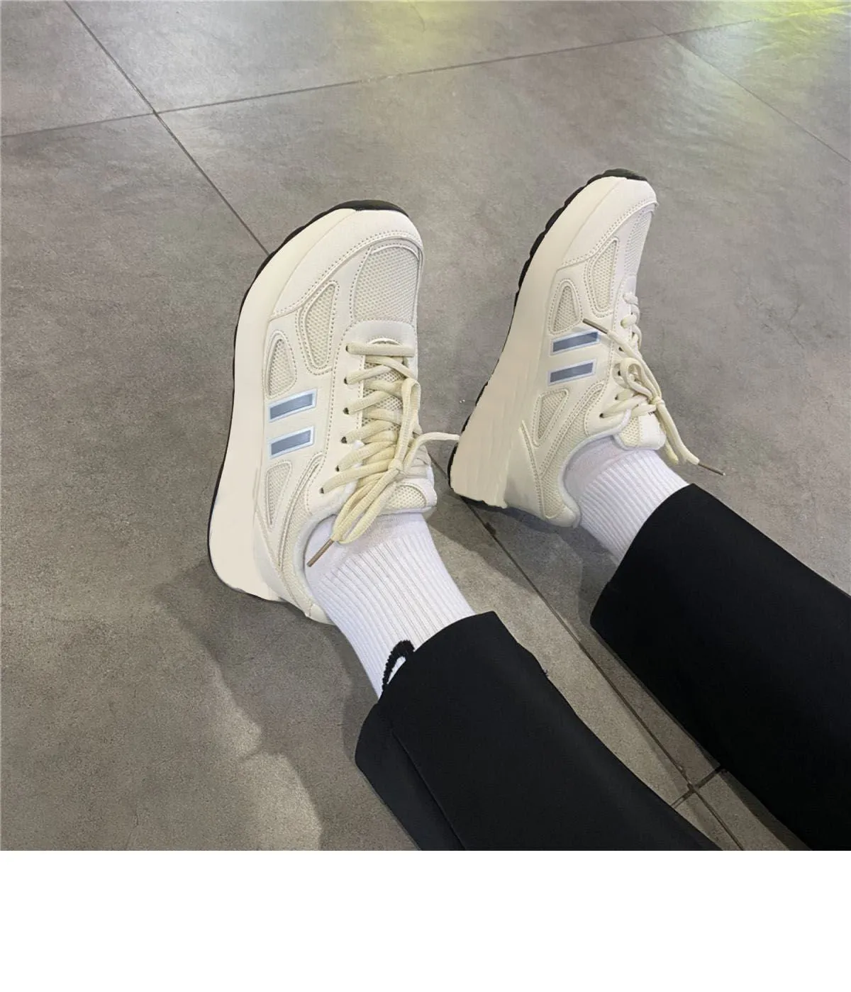 Chicmy  Fashion Spring Running Platform Women's Sneakers Sports Korean Casual New Shoes Flat Vulcanize Canvas Basket Tennis