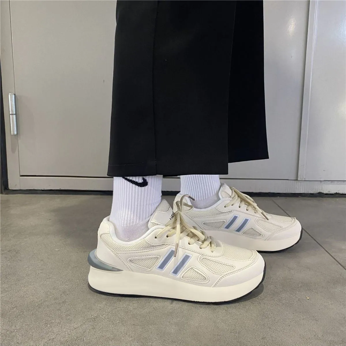 Chicmy  Fashion Spring Running Platform Women's Sneakers Sports Korean Casual New Shoes Flat Vulcanize Canvas Basket Tennis