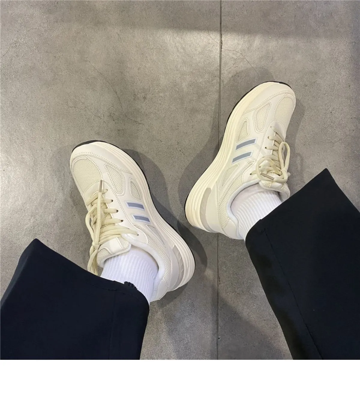 Chicmy  Fashion Spring Running Platform Women's Sneakers Sports Korean Casual New Shoes Flat Vulcanize Canvas Basket Tennis