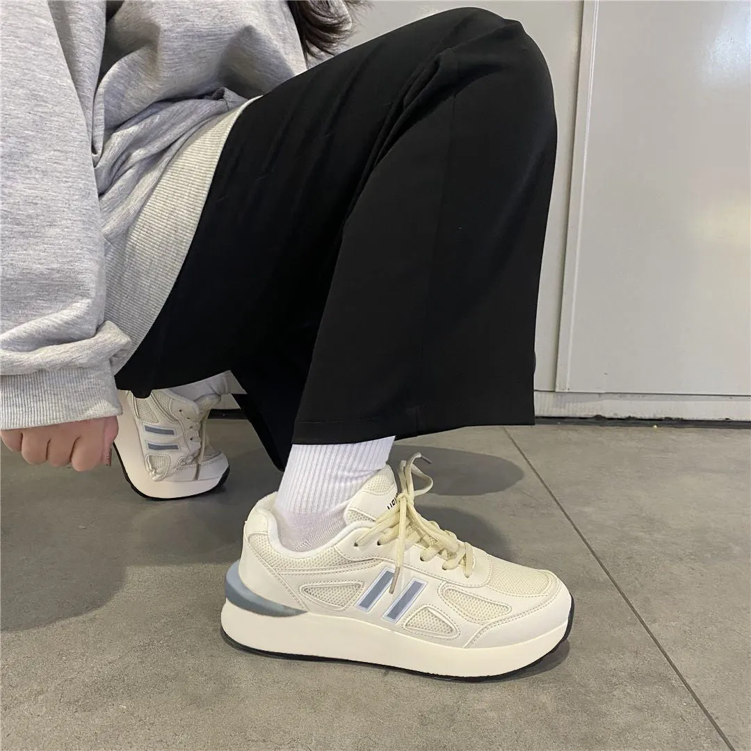 Chicmy  Fashion Spring Running Platform Women's Sneakers Sports Korean Casual New Shoes Flat Vulcanize Canvas Basket Tennis