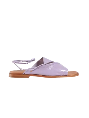 Clava Crinkled Glossy Sandals