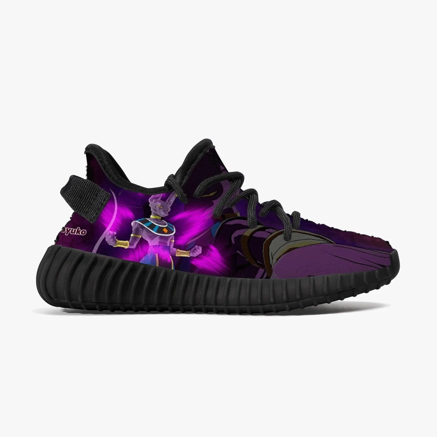 Dragonball Z Beerus Kids YZ Black Anime Shoes