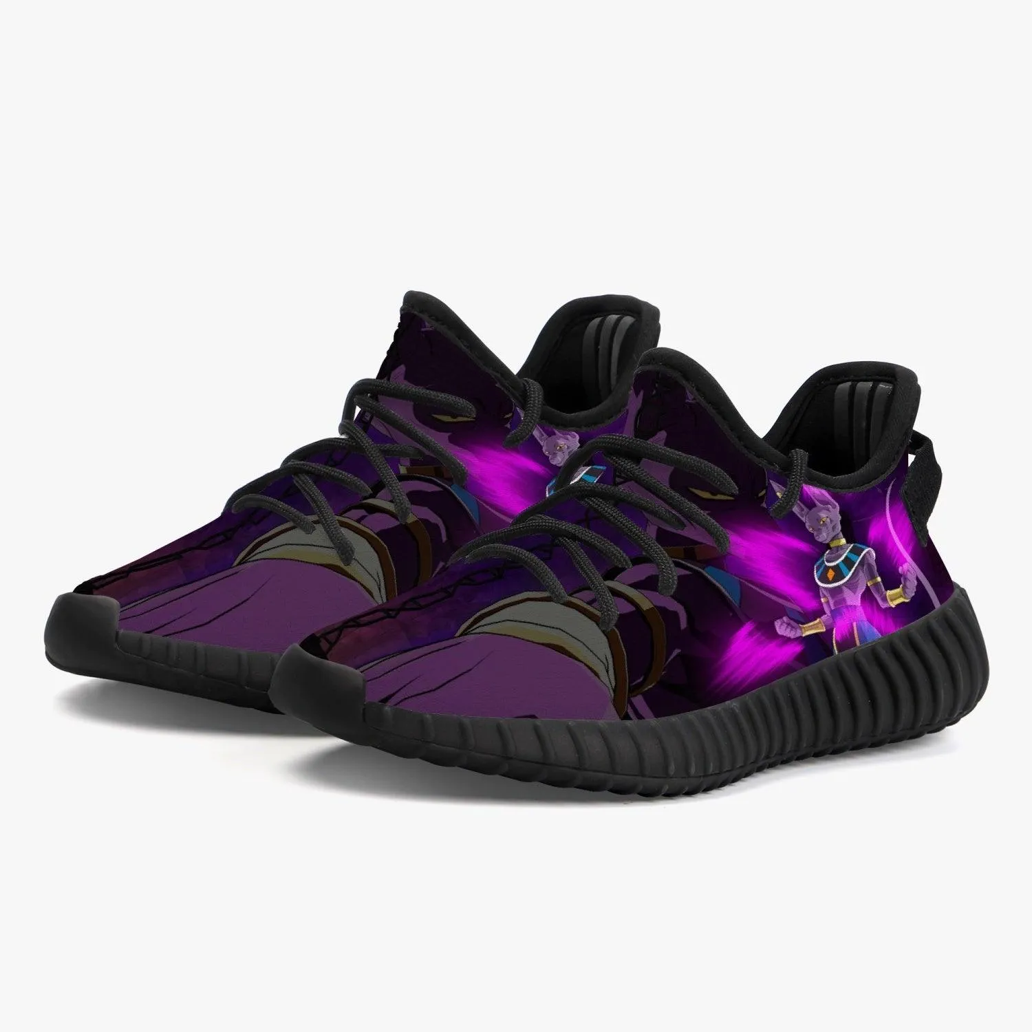 Dragonball Z Beerus Kids YZ Black Anime Shoes