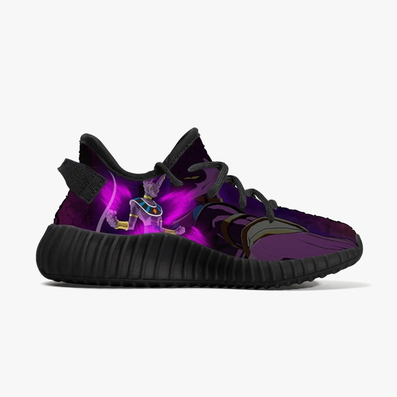 Dragonball Z Beerus Kids YZ Black Anime Shoes
