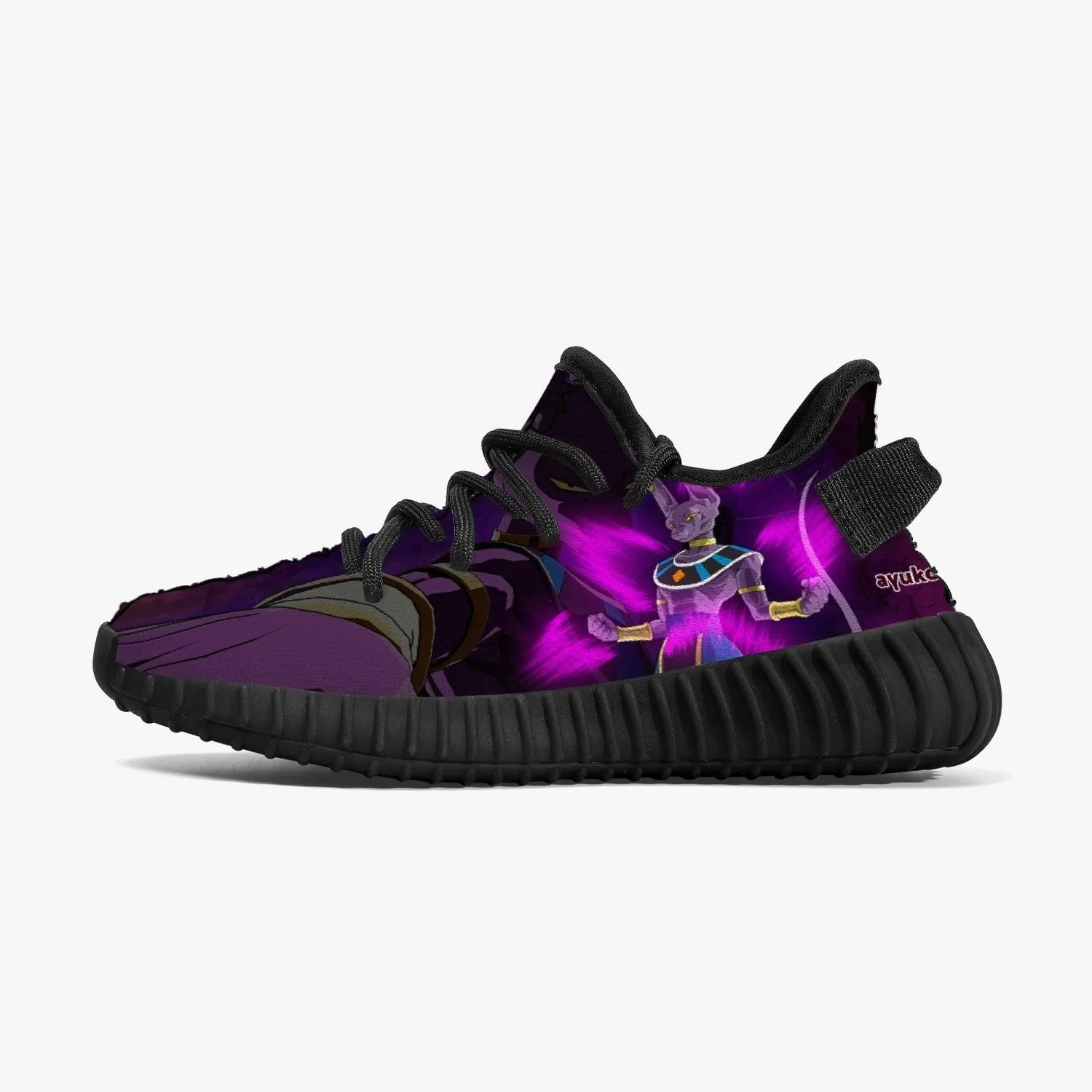 Dragonball Z Beerus Kids YZ Black Anime Shoes