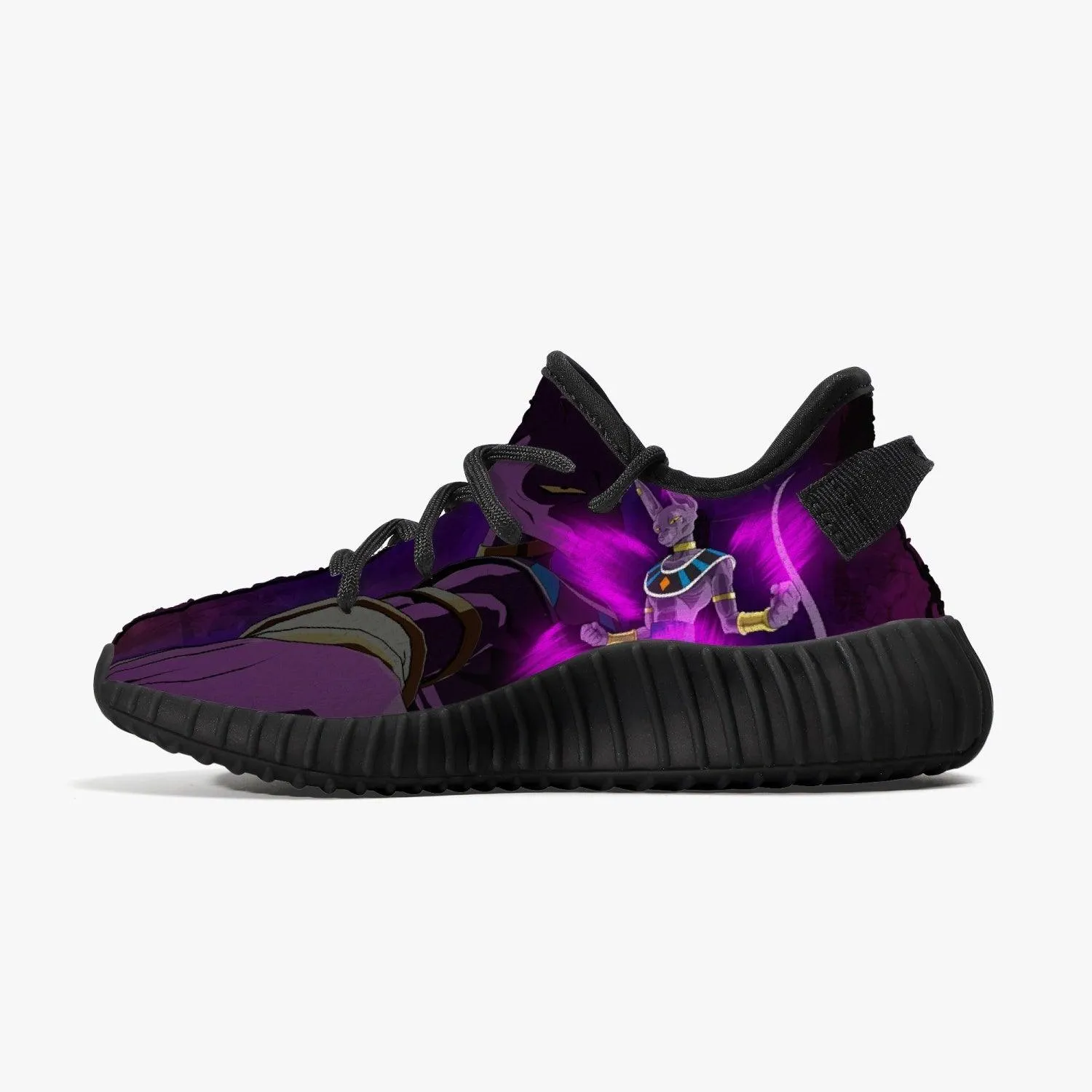 Dragonball Z Beerus Kids YZ Black Anime Shoes