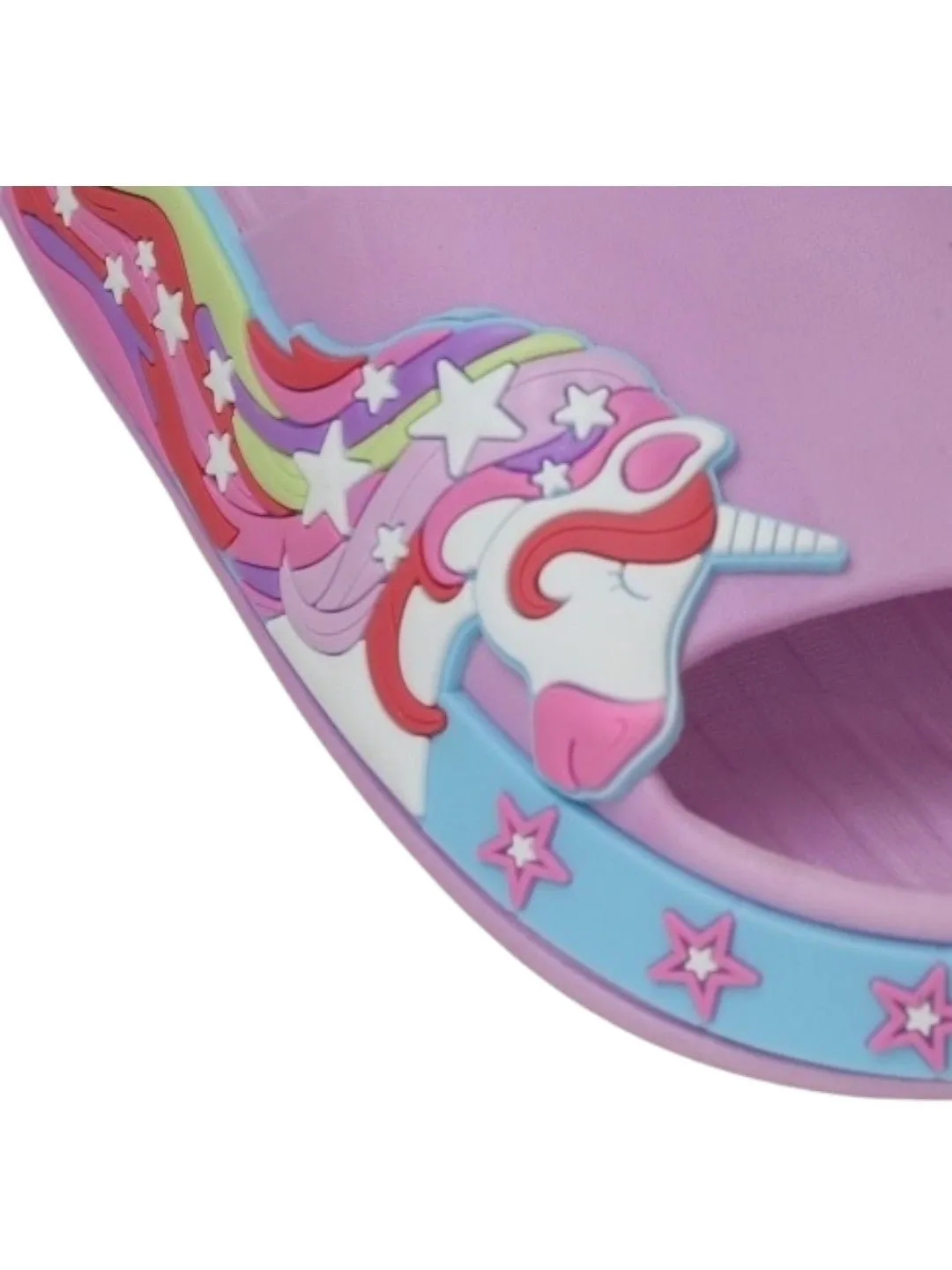 Enchanted Lilac Unicorn Slides - Magical Comfort for Kids