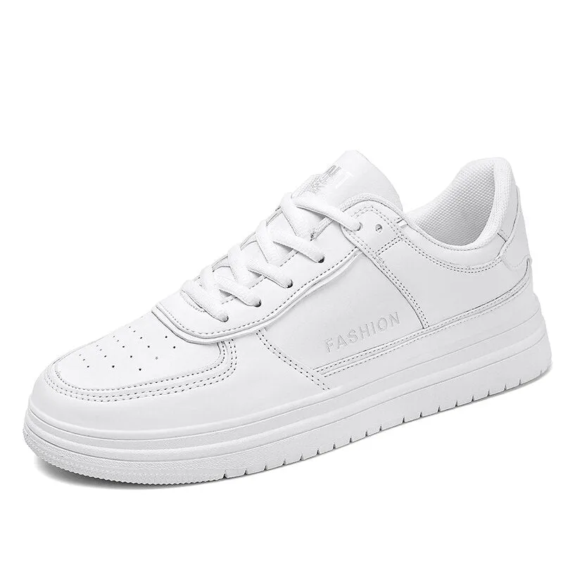 Hnzxzm Casual Sneakers for Men Women New Fashion Breathable Vulcanize Shoes Lace Up Thick Sole Couple Skate Shoes Zapatos Hombre