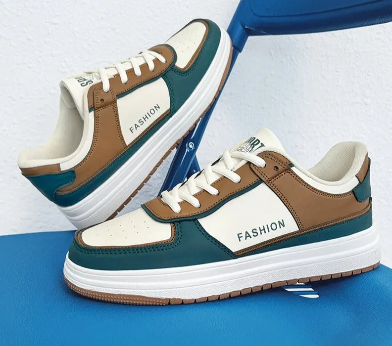 Hnzxzm Casual Sneakers for Men Women New Fashion Breathable Vulcanize Shoes Lace Up Thick Sole Couple Skate Shoes Zapatos Hombre