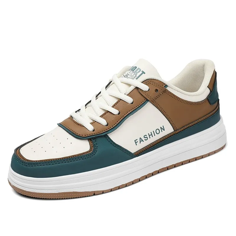 Hnzxzm Casual Sneakers for Men Women New Fashion Breathable Vulcanize Shoes Lace Up Thick Sole Couple Skate Shoes Zapatos Hombre