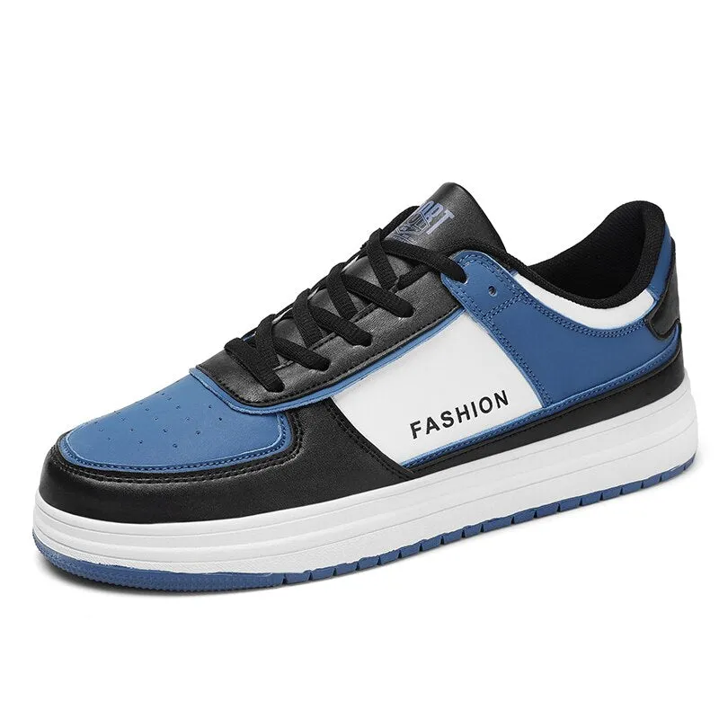 Hnzxzm Casual Sneakers for Men Women New Fashion Breathable Vulcanize Shoes Lace Up Thick Sole Couple Skate Shoes Zapatos Hombre
