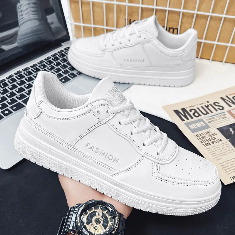 Hnzxzm Casual Sneakers for Men Women New Fashion Breathable Vulcanize Shoes Lace Up Thick Sole Couple Skate Shoes Zapatos Hombre