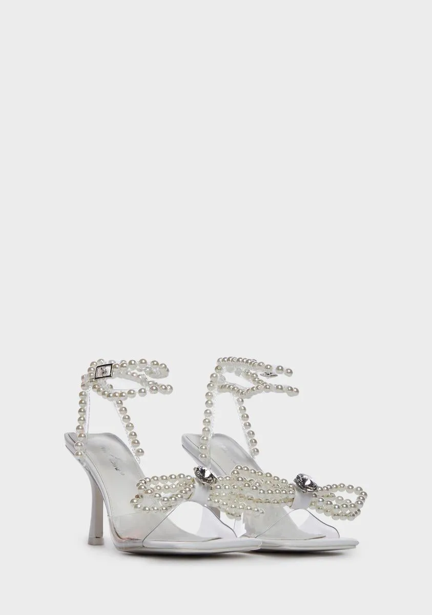Hope Bow Strappy Heels