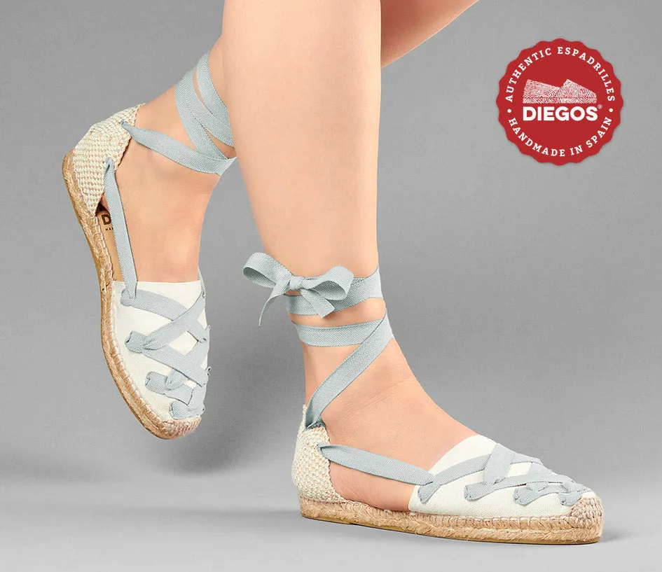 Ivory flat Lola Pamplona espadrilles