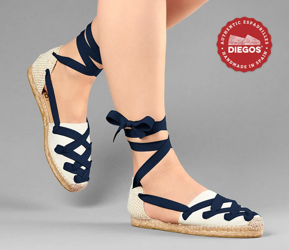 Ivory flat Lola Pamplona espadrilles