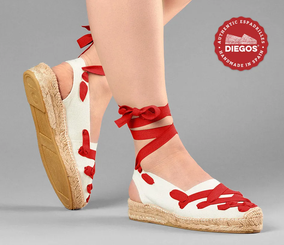 Ivory Pamplona Catalina espadrille