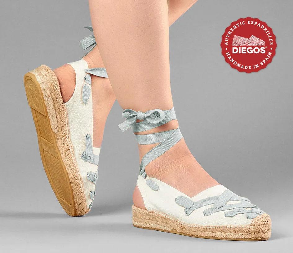 Ivory Pamplona Catalina espadrille