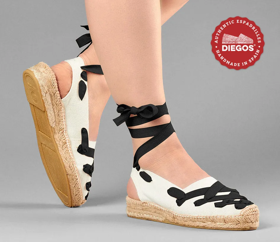 Ivory Pamplona Catalina espadrille