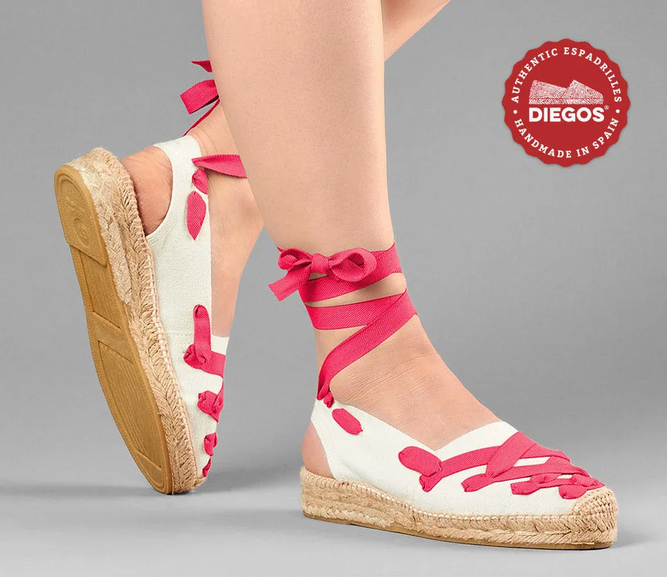 Ivory Pamplona Catalina espadrille
