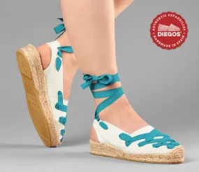 Ivory Pamplona Catalina espadrille