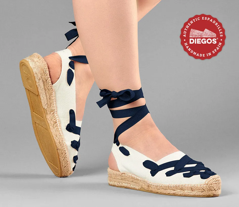 Ivory Pamplona Catalina espadrille