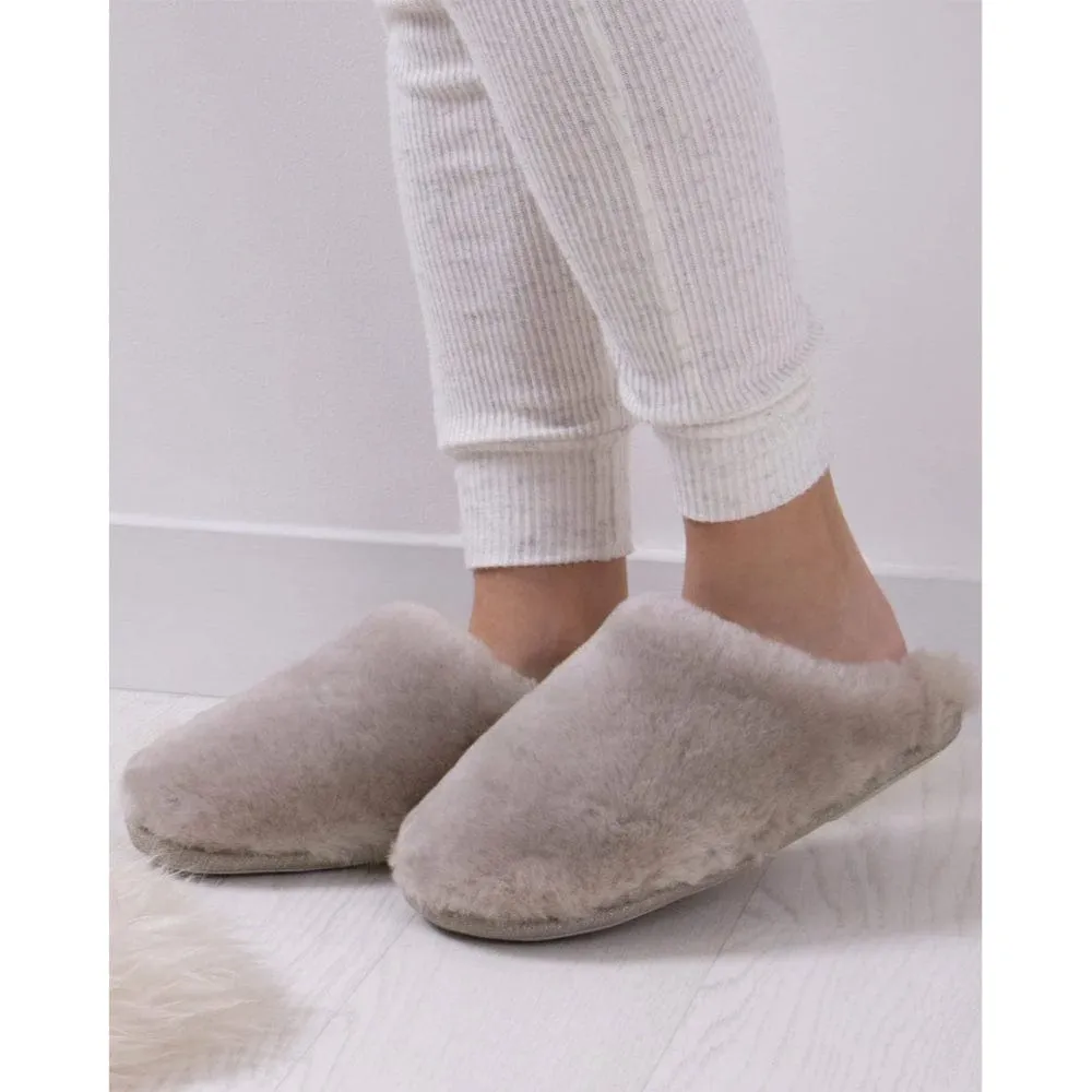 Just Sheepskin Louise Slipper in Dove