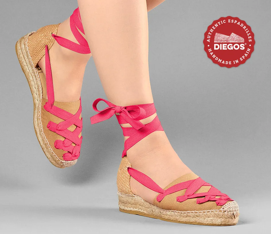 Jute Lola low wedge Pamplona espadrilles