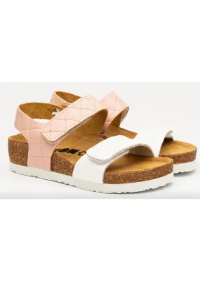 Leon Children's Slippers Pink White No.33