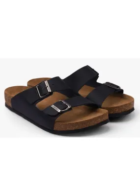 Leon Men's Slippers Black Bakkar No.46