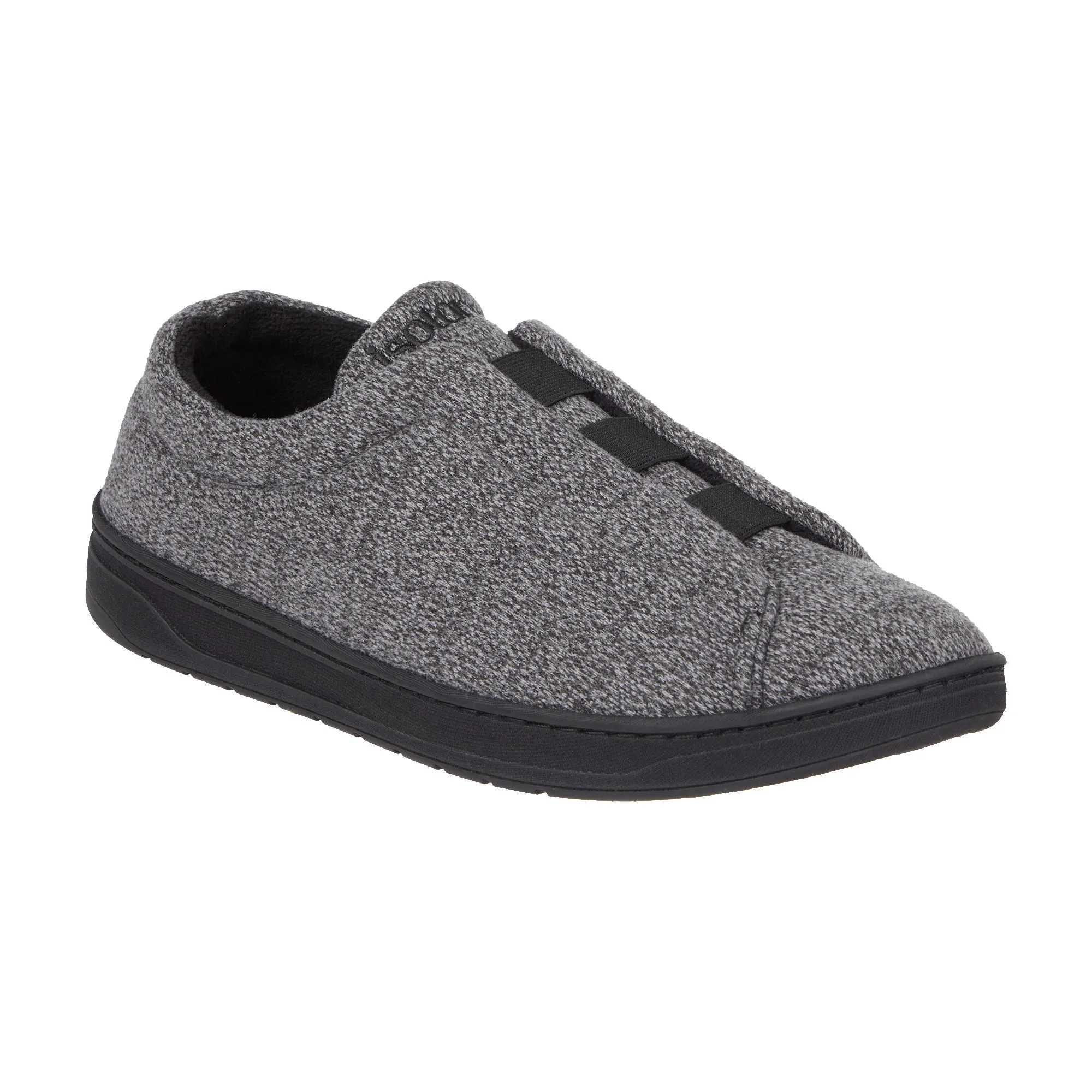 Men's Heathered Knit Brady Closed Back Slipper with Gel Infused Memory Foam