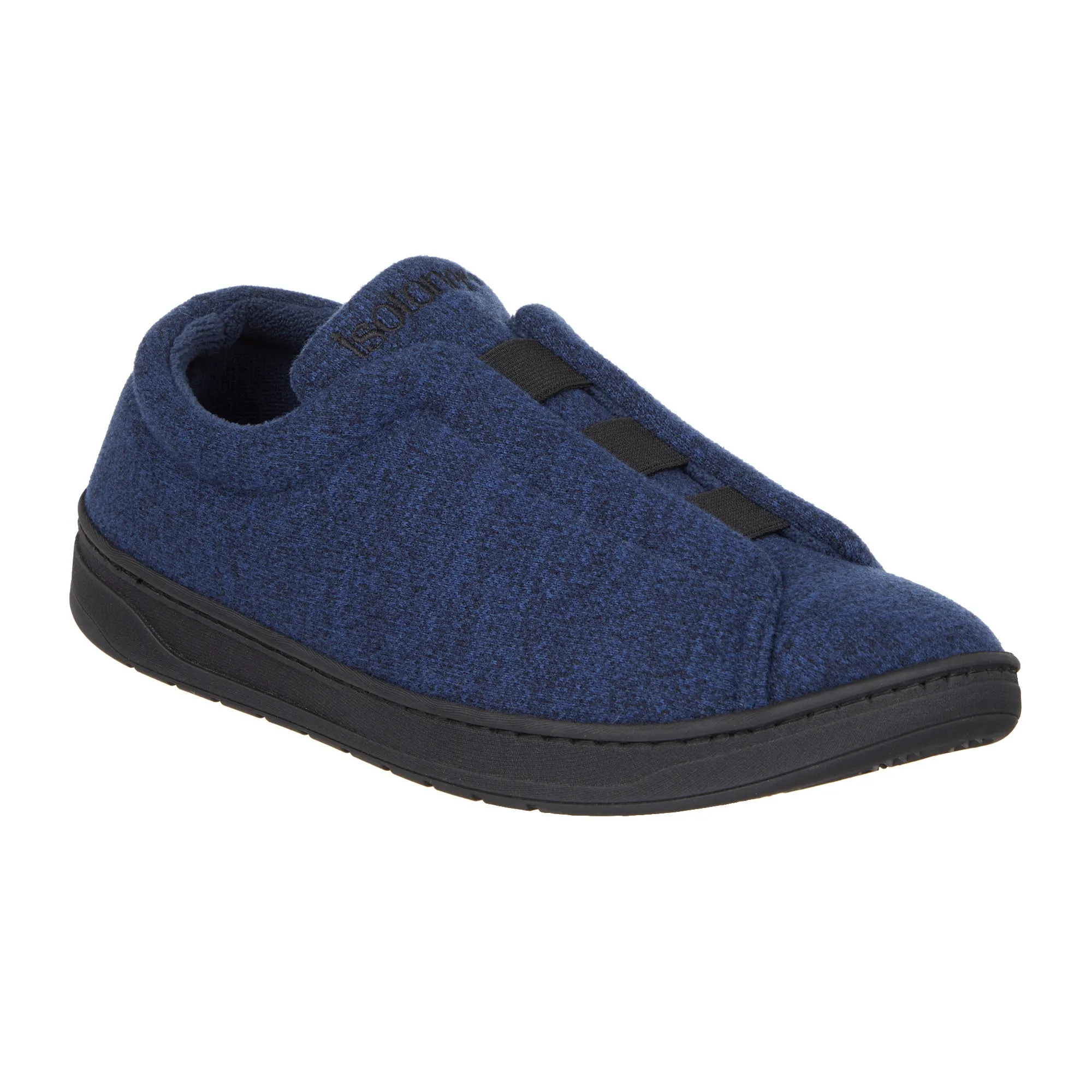 Men's Heathered Knit Brady Closed Back Slipper with Gel Infused Memory Foam