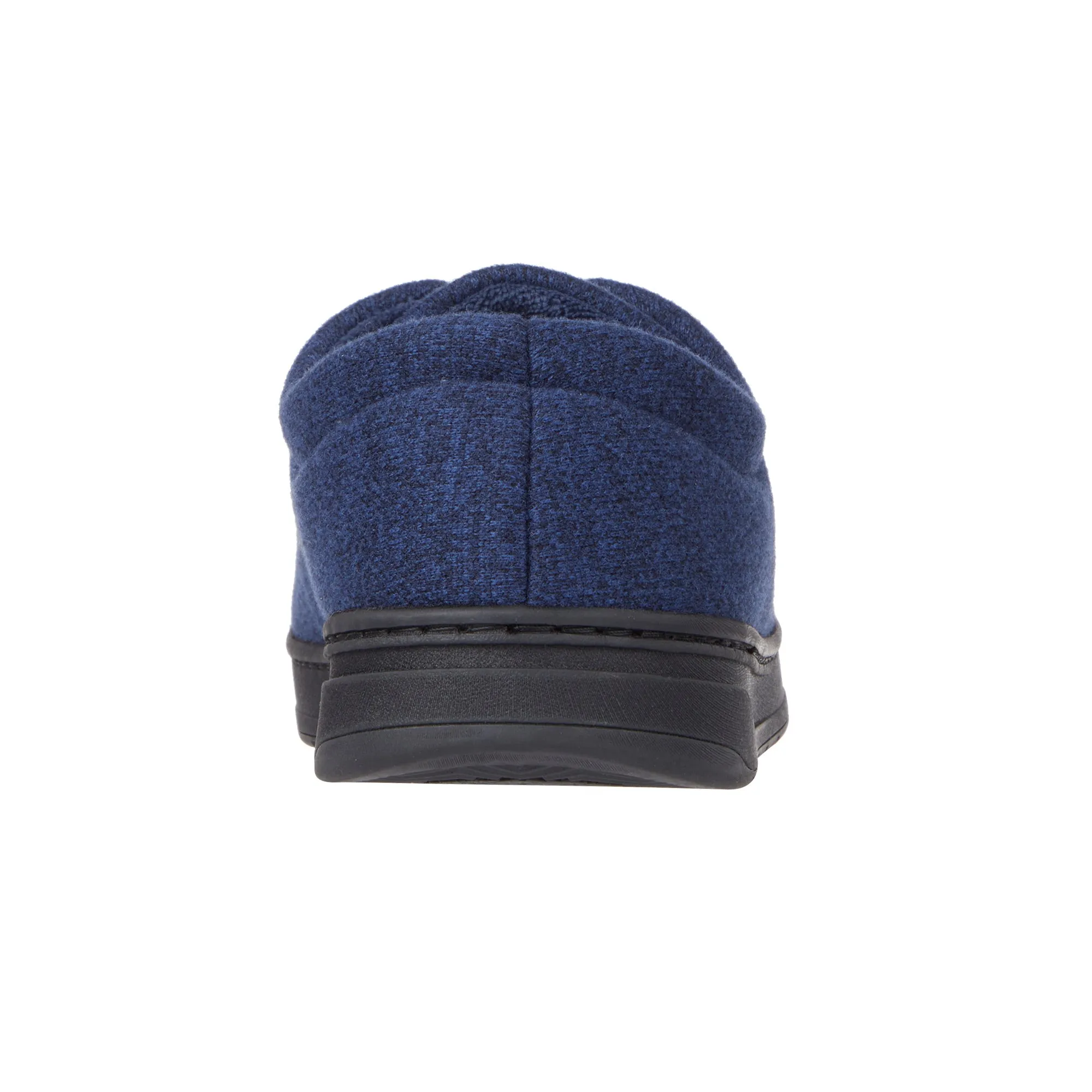 Men's Heathered Knit Brady Closed Back Slipper with Gel Infused Memory Foam