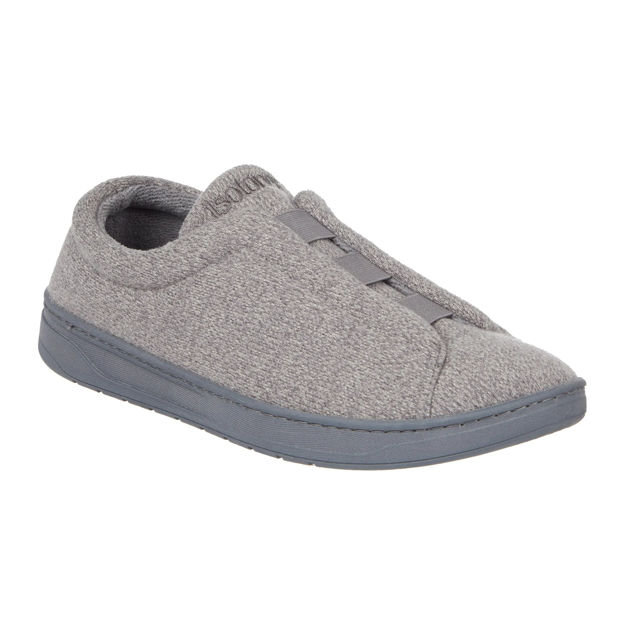 Men's Heathered Knit Brady Closed Back Slipper with Gel Infused Memory Foam