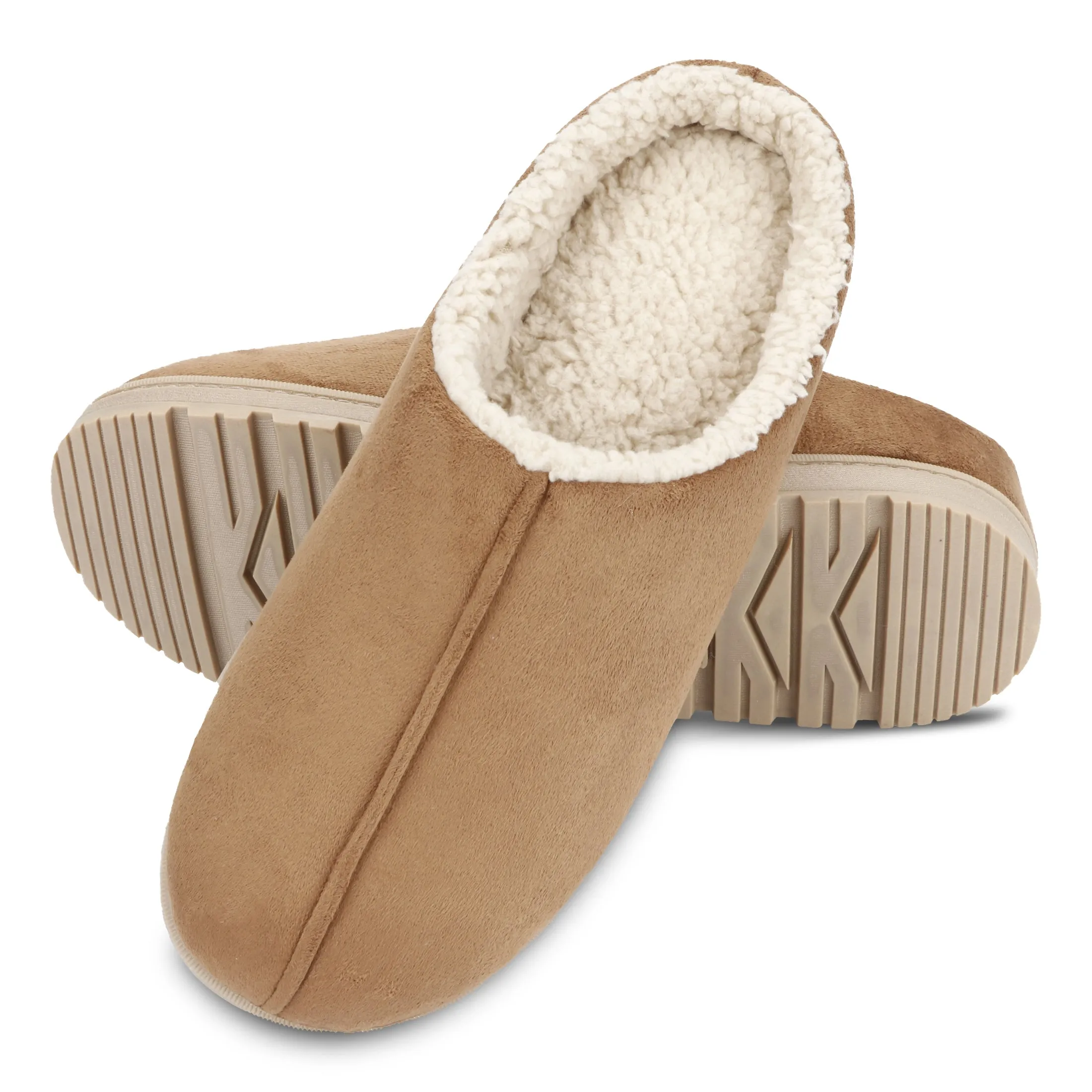 Men's Microsuede Rory Clog Slipper with Gel Infused Memory Foam