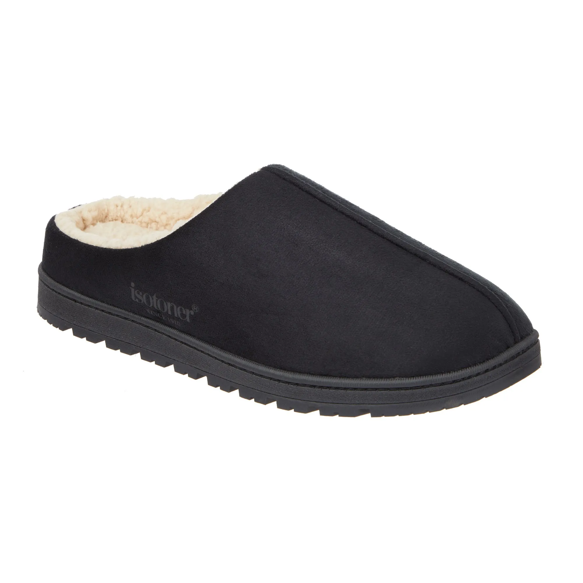 Men's Microsuede Rory Clog Slipper with Gel Infused Memory Foam