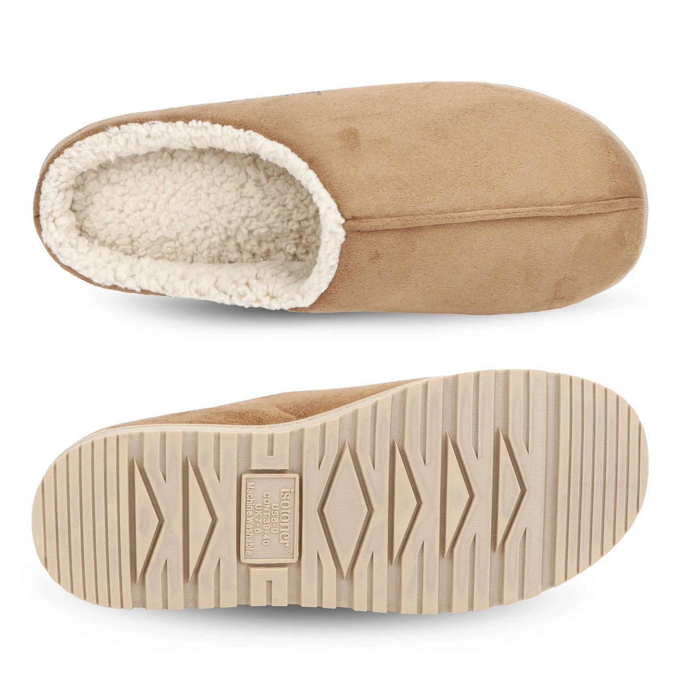 Men's Microsuede Rory Clog Slipper with Gel Infused Memory Foam