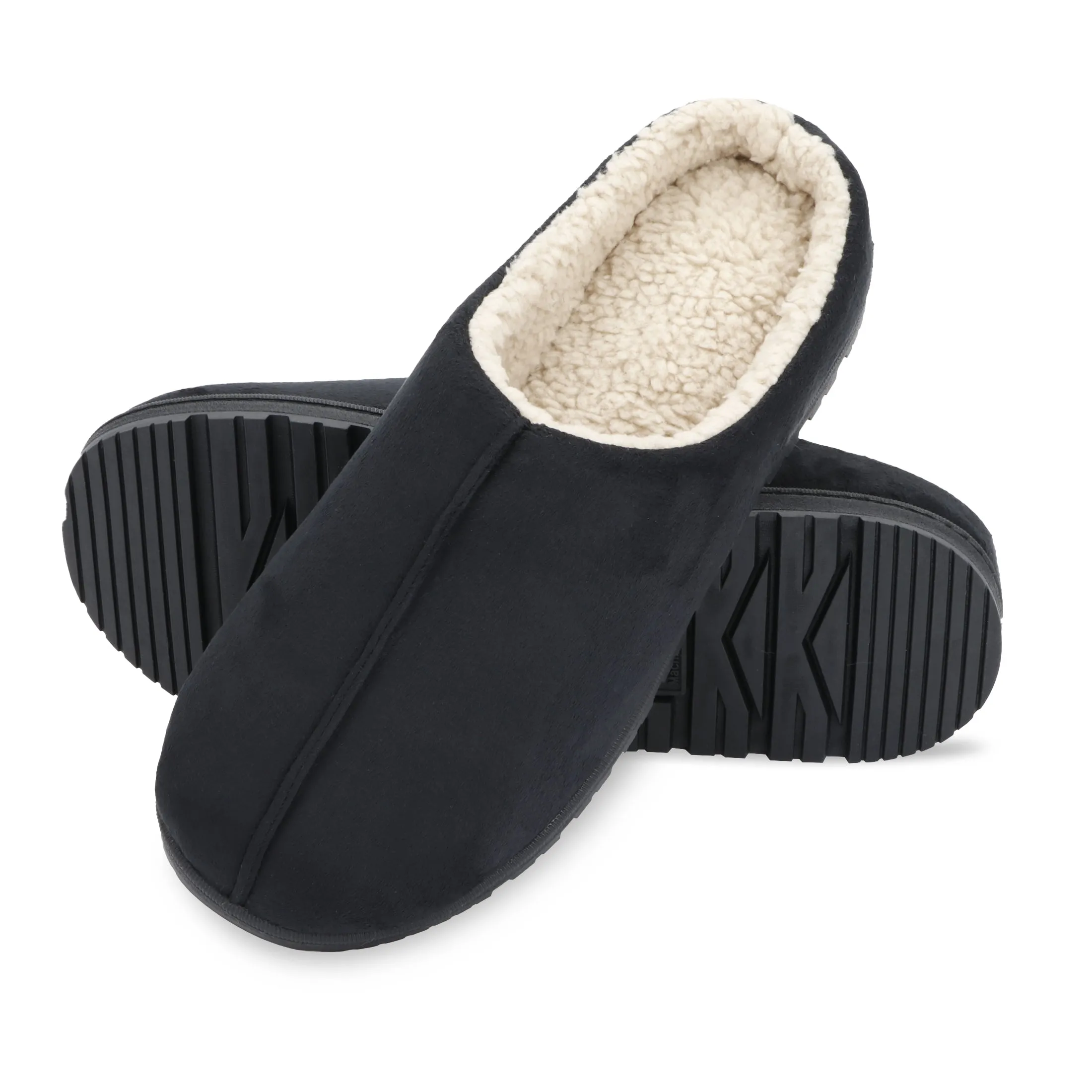 Men's Microsuede Rory Clog Slipper with Gel Infused Memory Foam