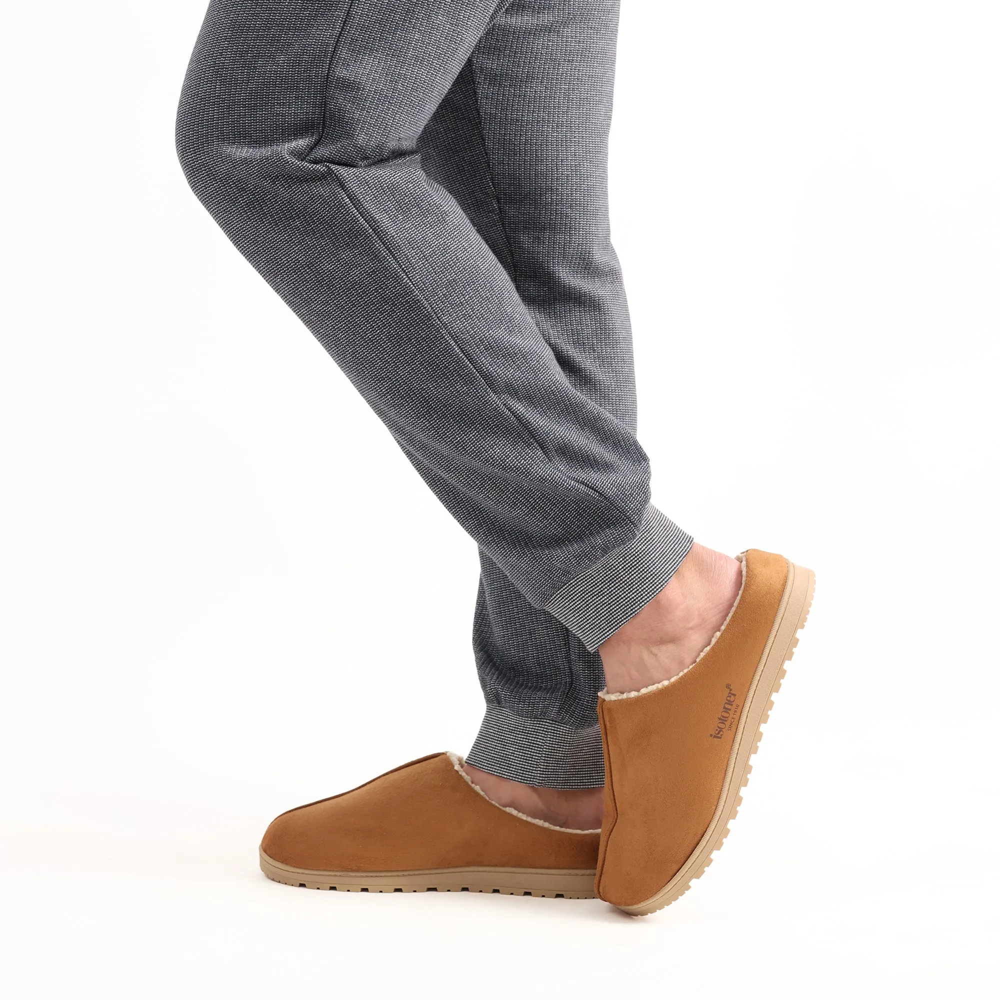 Men's Microsuede Rory Clog Slipper with Gel Infused Memory Foam