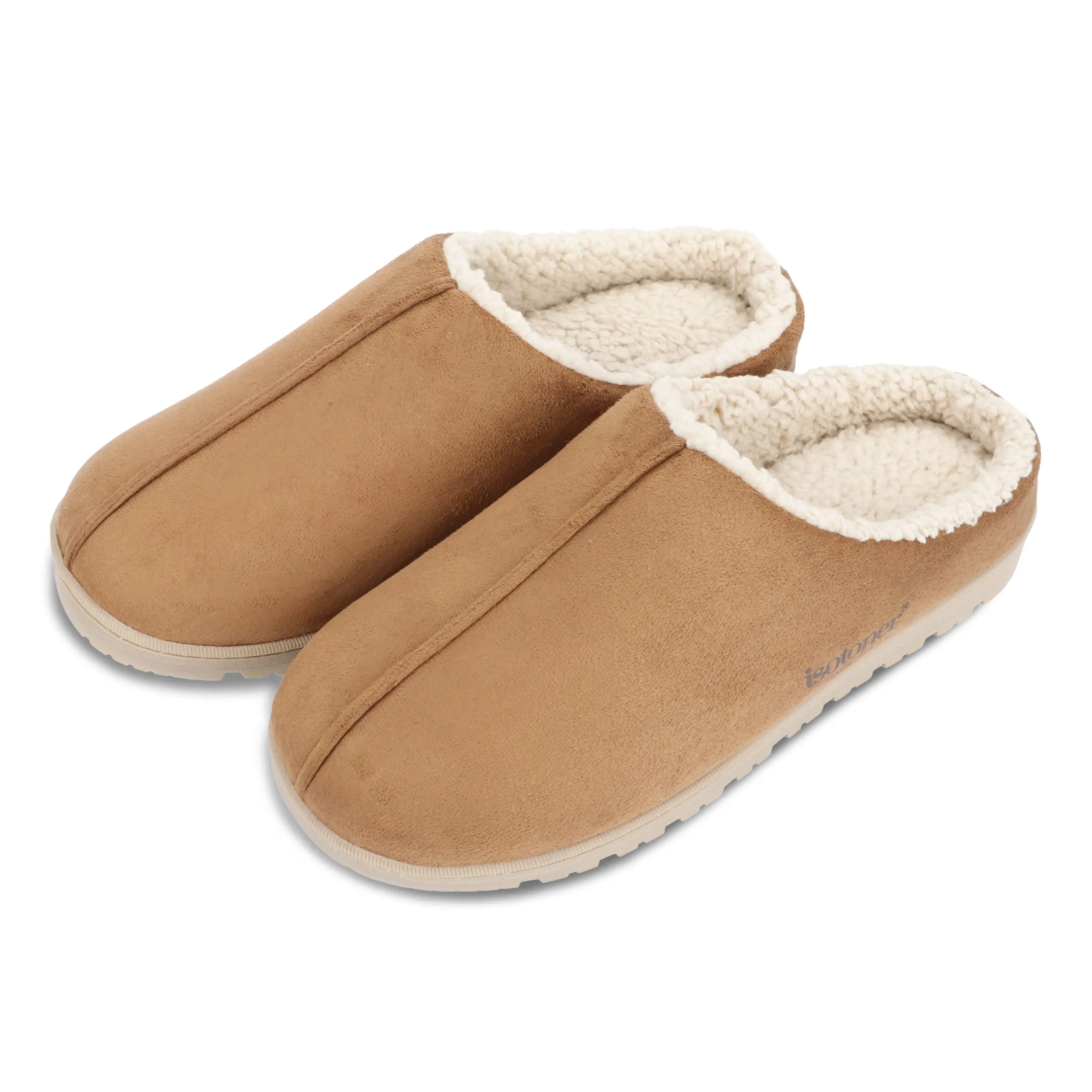Men's Microsuede Rory Clog Slipper with Gel Infused Memory Foam