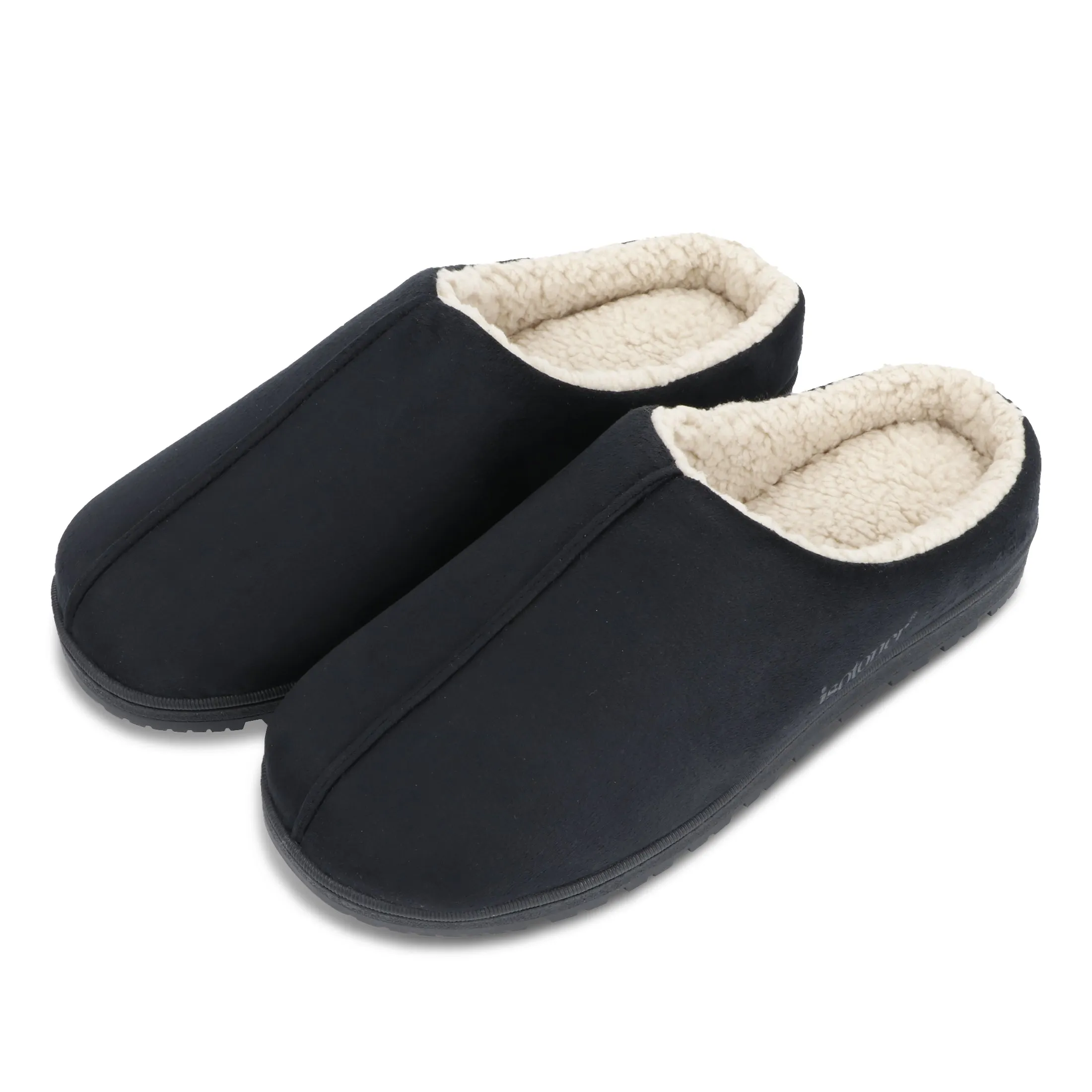 Men's Microsuede Rory Clog Slipper with Gel Infused Memory Foam